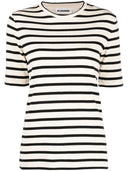Jil Sander Plus Striped Cotton T Shirt