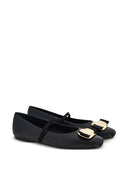 Ferragamo Vara Leather Ballets