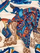 Ferragamo bedrucktes Seidenfoulard