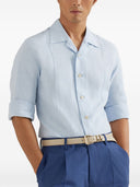 Brunello Cucinelli Linen And Cotton Blend Shirt