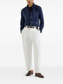 Brunello Cucinelli Leather Shirt