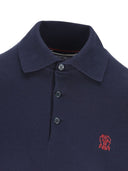 Bawełniana koszulka polo Brunello Cucinelli Logo