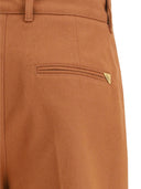 Chloè Canvas Wide Leg Trousers