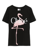 Chloè bedrucktes Baumwoll-T-Shirt