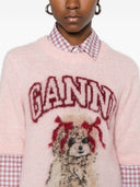 Ganni Wool Blend T Shirt