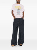 Ganni Cowboy Bear Organic Cotton T Shirt