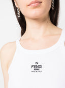 Fendi 徽标棉质背心