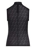 Fendi Camiseta sin mangas con motivo FF