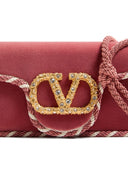 Valentino Garavani Loco' Velvet Clutch