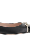 Valentino Garavani Bepointy 皮革芭蕾舞鞋