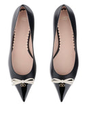 Valentino Garavani Bepointy 皮革芭蕾舞鞋