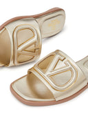 Valentino Garavani - Sandales plates Vlogo