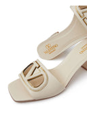 Valentino Garavani Vlogo Leather Sandals