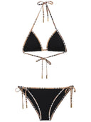 Set bikini a triangolo con motivo check Burberry