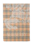 Écharpe Burberry en laine et soie mélangées