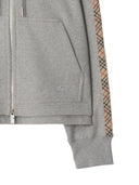 Burberry - Sweat à capuche en coton à carreaux
