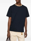 Burberry Check Motif Cotton T Shirt