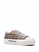 Burberry Check Motif Canvas Sneakers