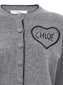 Chloè Logo Cashmere Cardigan