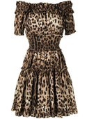 Dolce & Gabbana Leopard Print Short Dress