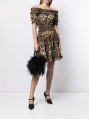 Dolce & Gabbana Leopard Print Short Dress