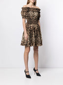 Dolce & Gabbana Leopard Print Short Dress
