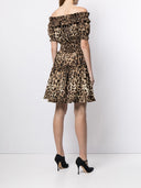 Dolce & Gabbana Leopard Print Short Dress