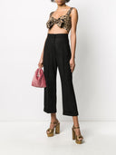Top z gorsetem w panterkę Dolce & Gabbana