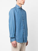 Brunello Cucinelli 牛仔棉质衬衫