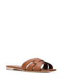 Saint Laurent Tribute Nu Pieds Leather Sandals
