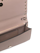 Valentino Garavani Cartera Rockstud De Piel Con Cadena