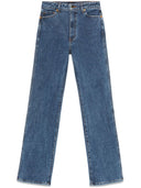 Jean en coton denim Khaite Danielle
