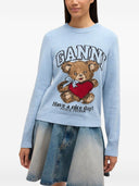 Ganni Wool Crewneck Sweater