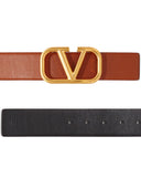 Ceinture réversible en cuir avec logo Vlogo Valentino Garavani