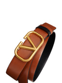 Ceinture réversible en cuir avec logo Vlogo Valentino Garavani