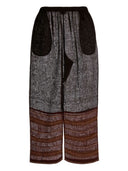 トリー バーチ リネン ストライプ ビーチ パンツ