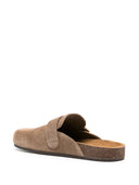 Pantuflas de piel de ante suave de Tory Burch