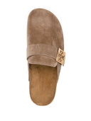 Pantuflas de piel de ante suave de Tory Burch