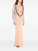 Alanui Bandana Jacquard Cashmere And Wool Cardigan
