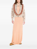 Alanui Bandana Jacquard Cashmere And Wool Cardigan