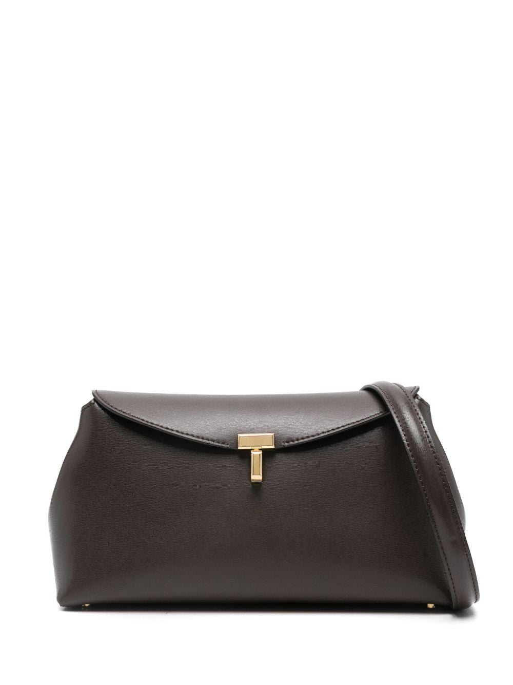Toteme Pre T Lock Leather Clutch