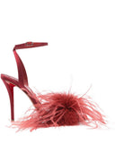 Christian Louboutin Miss Z 羽毛凉鞋