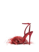 Christian Louboutin Miss Z 羽毛凉鞋