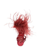 Christian Louboutin Miss Z 羽毛凉鞋
