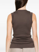 Brunello Cucinelli Camiseta sin mangas de algodón