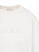 Sweat-shirt en coton à logo Moncler