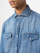 Brunello Cucinelli Camisa vaquera de algodón