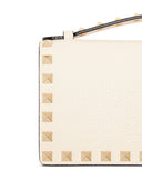 Valentino Garavani Rockstud Leather Wallet On Chain