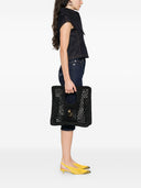 Jacquemus Le Petit Carre Spiaggia Rafia Handtasche