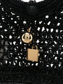 Jacquemus Le Petit Carre Spiaggia Rafia Handtasche